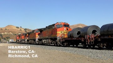 Tehachapi Trains at Caliente, CA