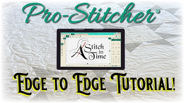 Handi Quilter Edge-to-Edge Tutorial with Pro-Stitcher