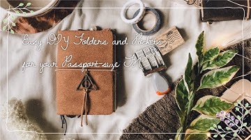 Easy DIY Folders and Pockets for your Passport-size TN