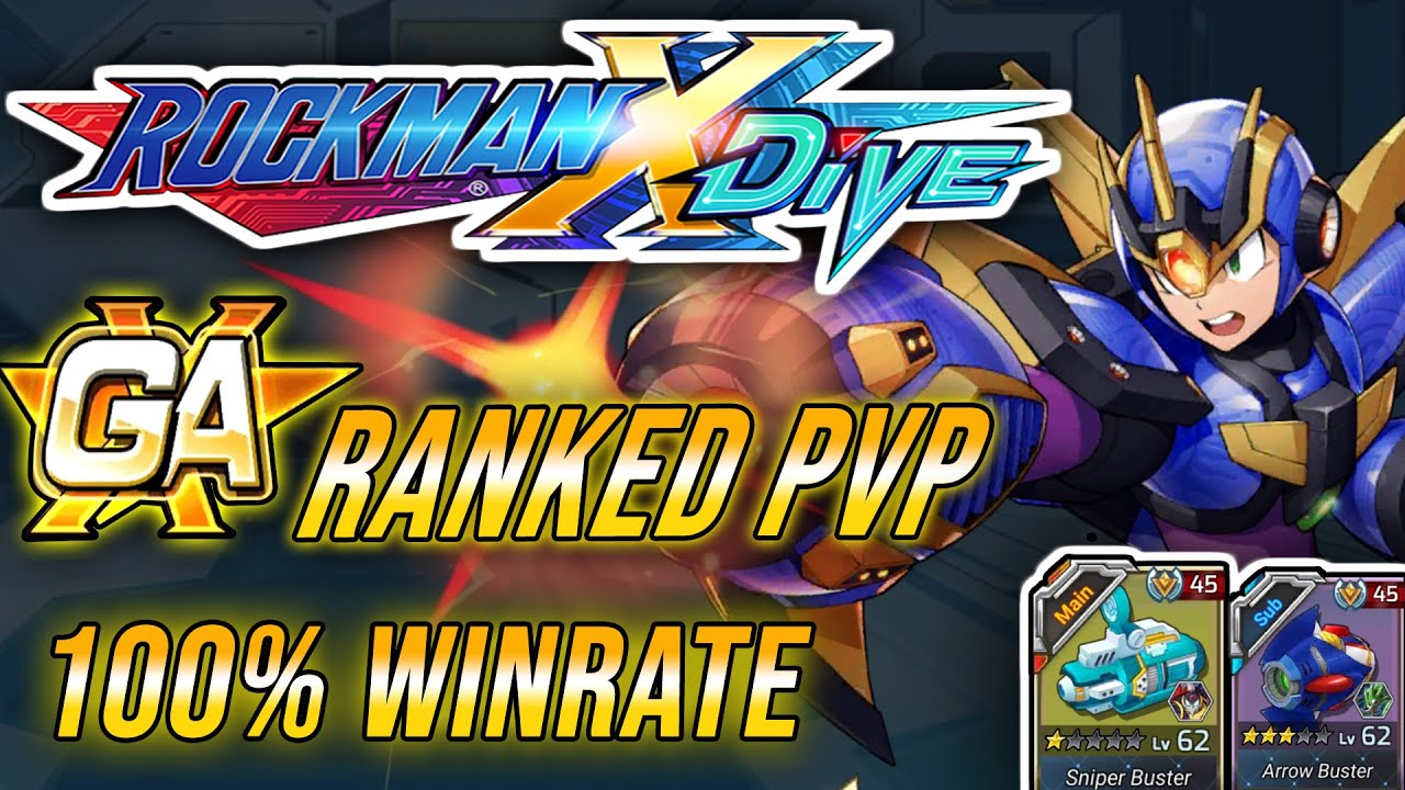  XDiVE Mega Man X DiVE Ranked PvP Gameplay 100 WINRATE TO GA RANK YouTube