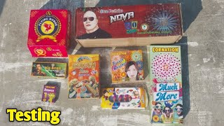 Fireworks Testing 2023 || Diwali Crackers Testing || Different Type of Cracker || #diwali2023