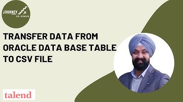 14  Transfer data from Oracle Data base Table to CSV file