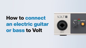 UA Support: How to Connect an Electric Guitar or Bass to Volt USB Audio Interface