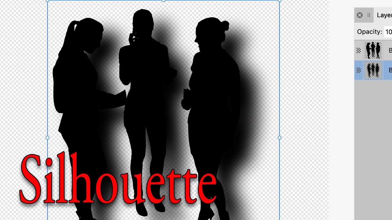 Silhouette In Affinity Photo | How To Tutorial - YouTube