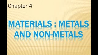Class 8 - Science Chapter 4 Materials   Metals and Non Metals screenshot 5