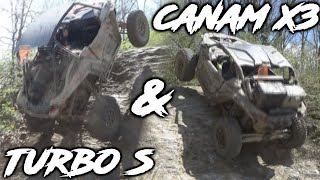 RZR Turbo S & Can Am X3 at Badlands Offroad Park!