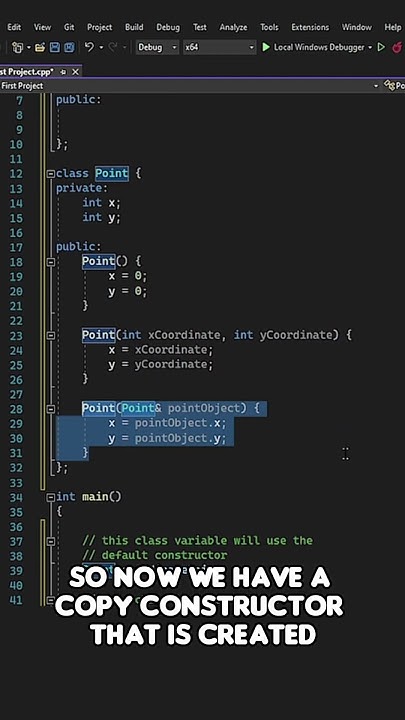 Here's How To Use Copy Constructors In C++ Programming! #shorts - YouTube