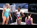 Simone biles yurchenko double pike  mykayla skinner amanar  2021 us championships training