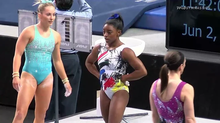 Simone Biles Yurchenko Double Pike & MyKayla Skinn...
