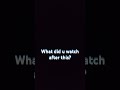 What did u watch? #subscribe #likes #cringe #shorts