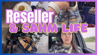 RESELLER + SAHM | Thrift, ship, and list with me vlog