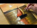 Sunset Seascape / Acrylic Painting for Beginners / STEP by STEP