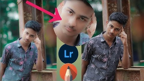 Face  Skin smooth And  Background  edit   ||  Autodesk sketchbook  And Lightroom