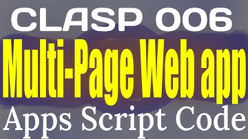CLASP 006   introduction to clasp and apps script projects