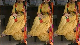 Beautiful salwar designs/ideas|how to style your salwar|latest design
| salwars pouncha simple and easy/poncha latest punjabi suit wit...