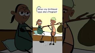 When my Girlfriend says she&#39;s Pregnant (Animation meme) #shorts
