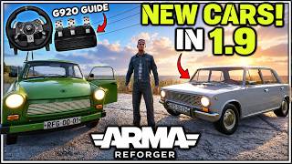 ARMA REFORGER 1.9 EXP UPDATE | NEW CARS! & FULL STEERING WHEEL SET UP