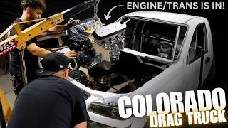 1500hp LS & Hughes Powerglide GOING IN! Colorado DRAG TRUCK!