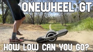 ONEWHEEL GT - Tire Pressure Test down to 2 PSI