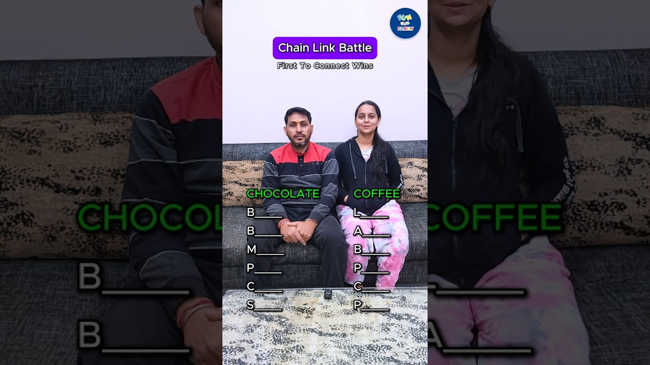 Complete The Word Chain ! Chain Link Battle 🤪😂#shorts #wordgame #chainlink  #wordchallenge - YouTube