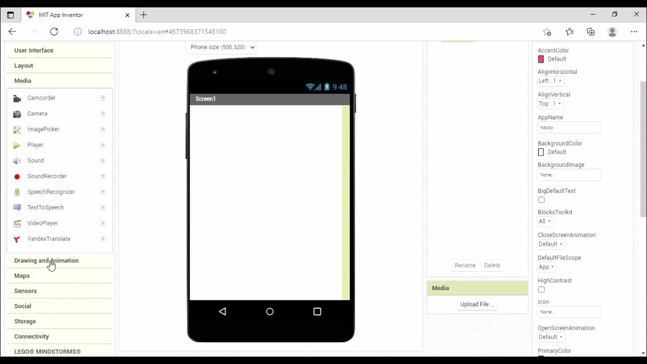 MIT App Inventor MultiScreen via Button - YouTube