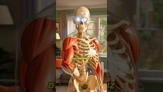 Acı Hissetmeden 24 Saat Yaşamak!💀        #iskelet #bilgi #animasyon