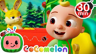 Wheels on the Bus (Animal Time) & MORE | CoComelon JJ's Animal Time | Animal Songs for Kids