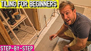 Tiling a Bathroom Floor for Beginners