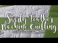 Machine Quilting a Swirly Feather Background Filler With Natalia Bonner