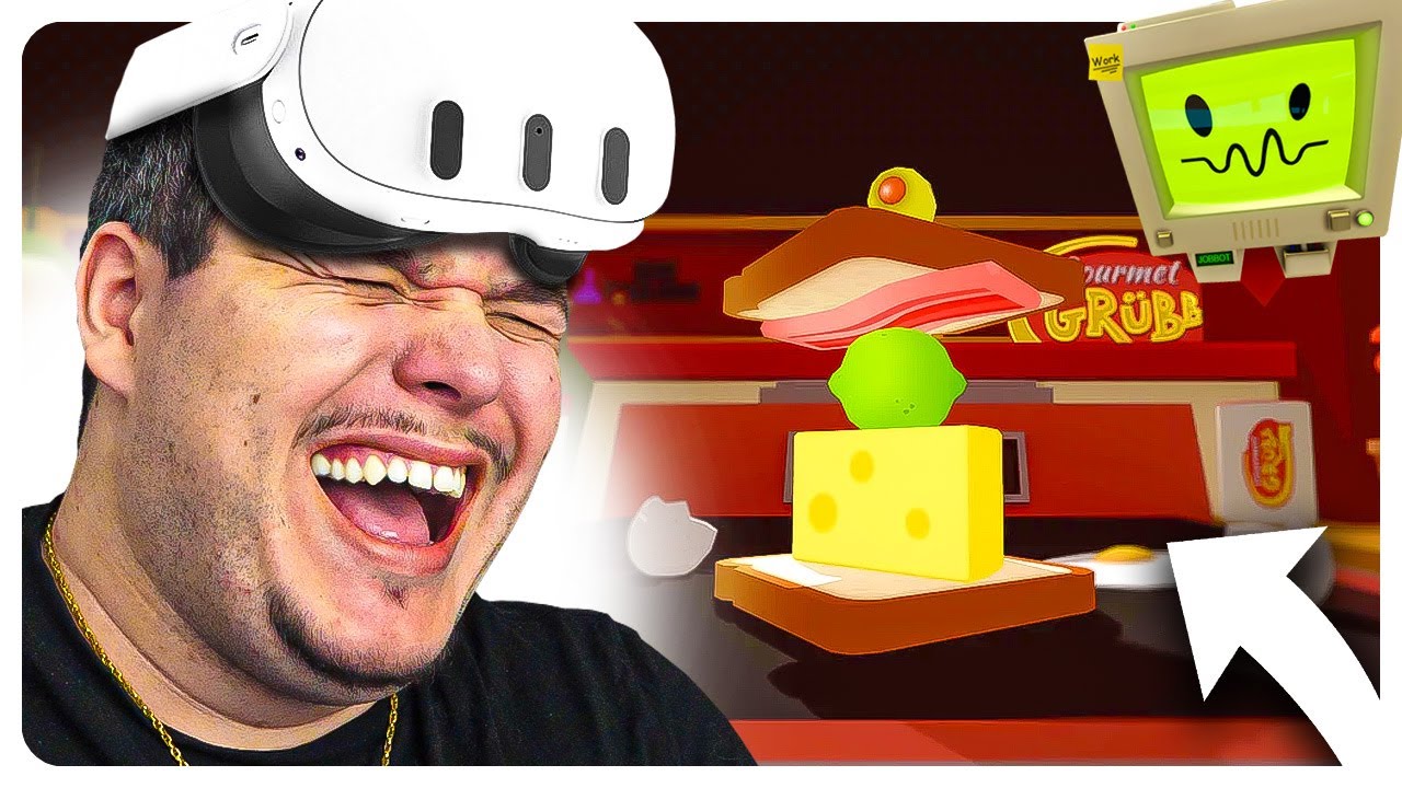 JE DEVIENS LE PIRE CUISINIER... 🤣 (Job simulator VR)