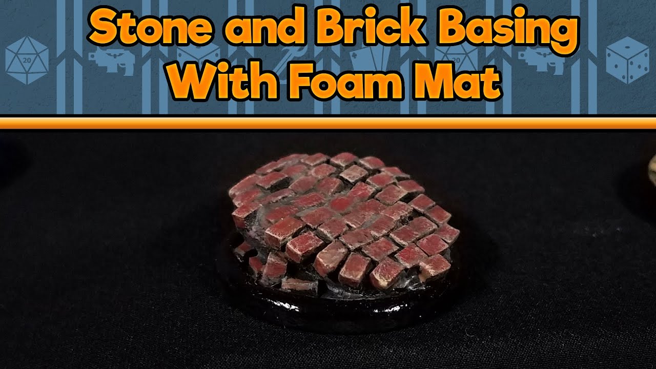 Brick & Stone Bases with Foam Mat