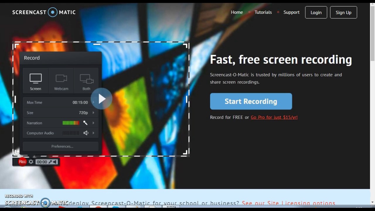 Screencast matic