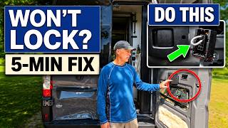 Ram ProMaster Won't Lock Rear Door Sensor Bypass (5-min Fix)