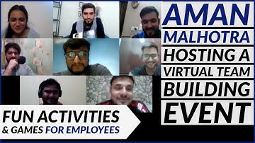 Virtual Games for Employees | Virtual Team Building Activities | Fun Friday Games at Work from Home