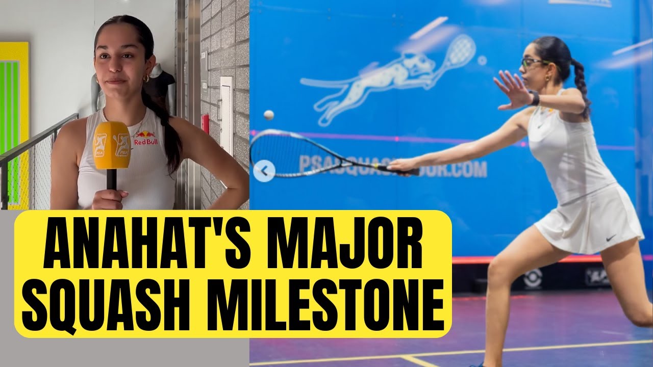 Anahat Singh achieves 1st major world title - Wins PSA Squash on Fire event and gets THIS milestone