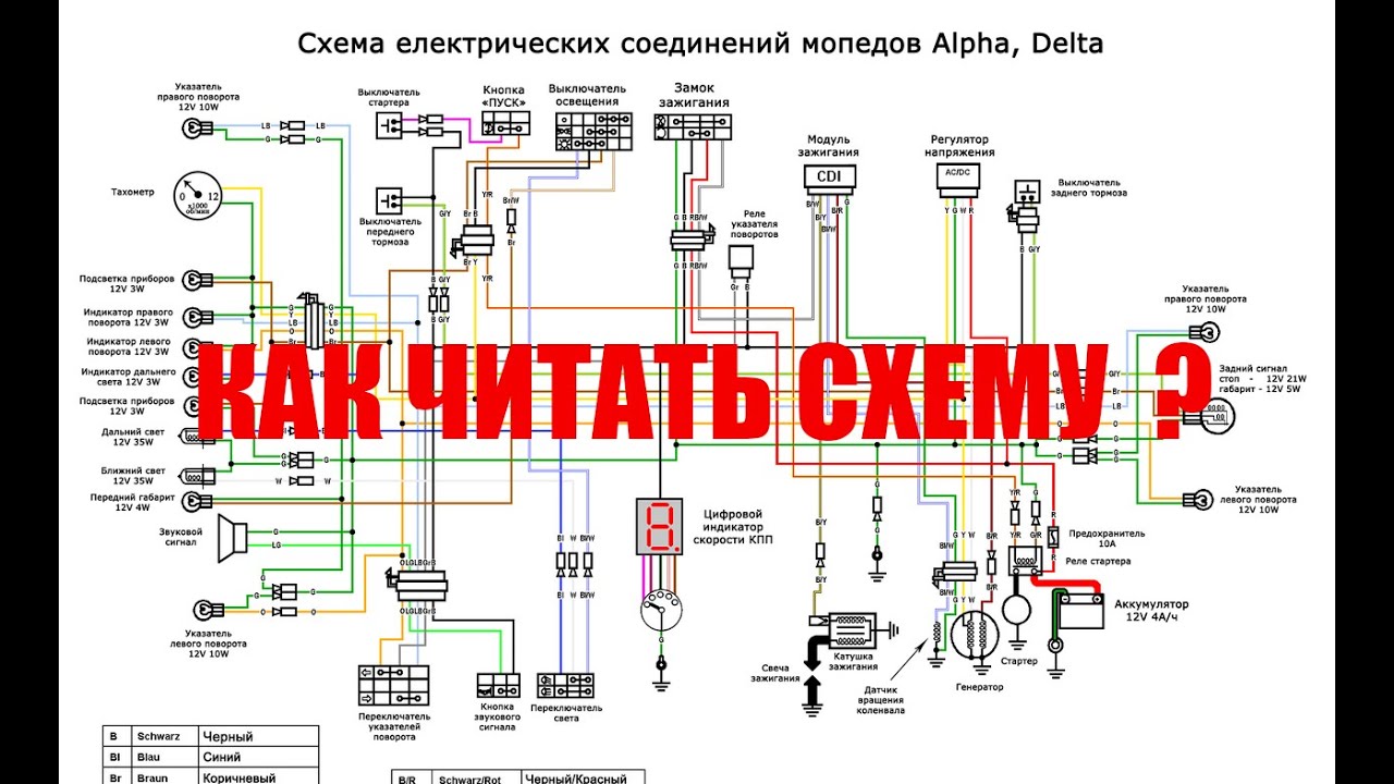 Мопед альфа 110 схема. Схема проводки мопеда Альфа 50 куб. Проводка на мопед Альфа 50 кубов. Электрическая схема мопеда Альфа 110. Электрическая схема мотоцикла Альфа 110 кубов.