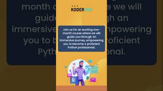PYTHON SUMMER INTERNSHIP TRAINING PROGRAM- KODERBOX TECHNOLOGIES- THE BEST ONLINE PYTHON COURSE