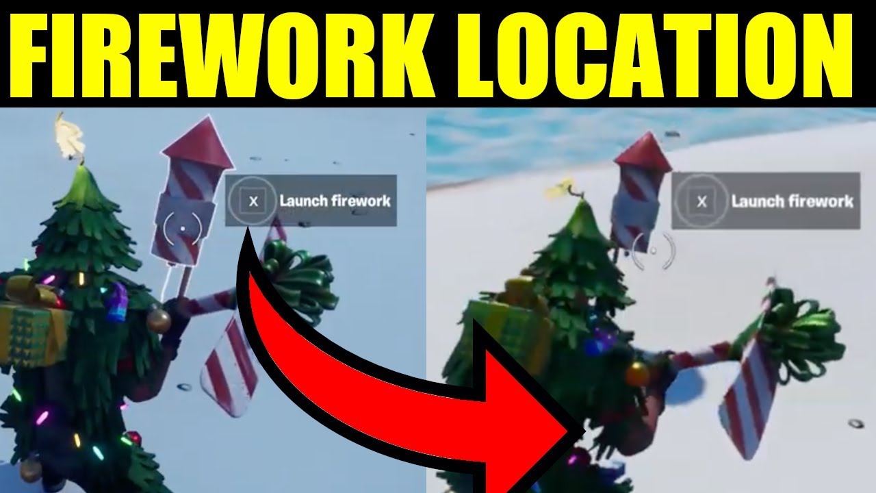 Light a Frozen Firework Found on Beaches in Sweaty Sands, Craggy Cliffs or Dirty Docks! - Fortnite