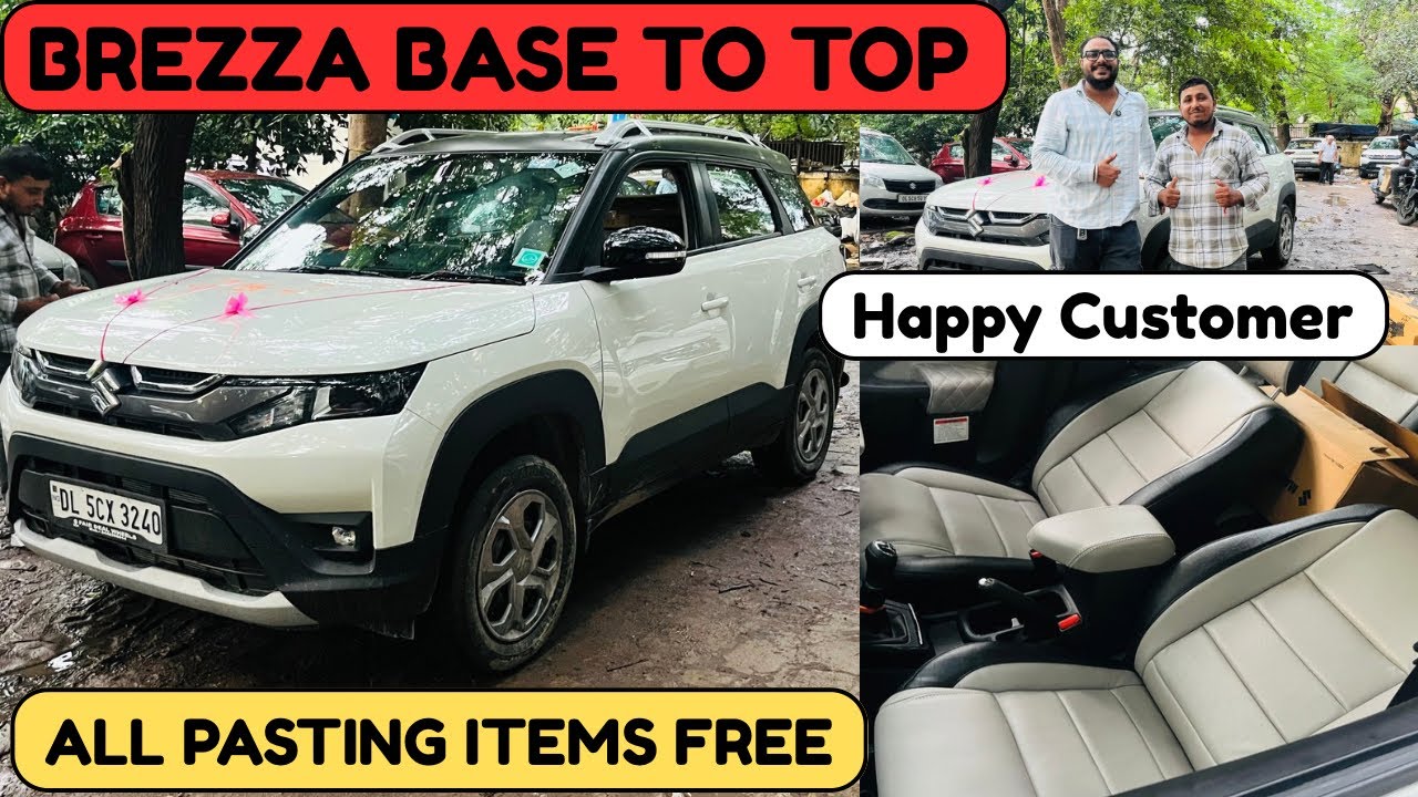 Brezza 2025 Modified with Genuine Items Brezza Lxi Cng Modifications ...