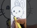 Kawaii drawing of cute Rabbit 🐰|| The Artistic Humisha ✨💐