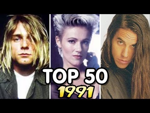 TOP 50 SONGS of 1991 – The 50 GREATEST HITS of 1991 - YouTube