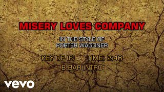 Porter Wagoner - Misery Loves Company (Karaoke)