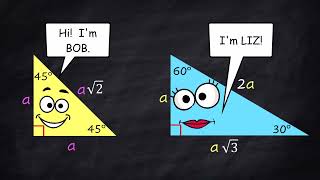 How Special Triangles Work | 45-45-90 and 30-60-90