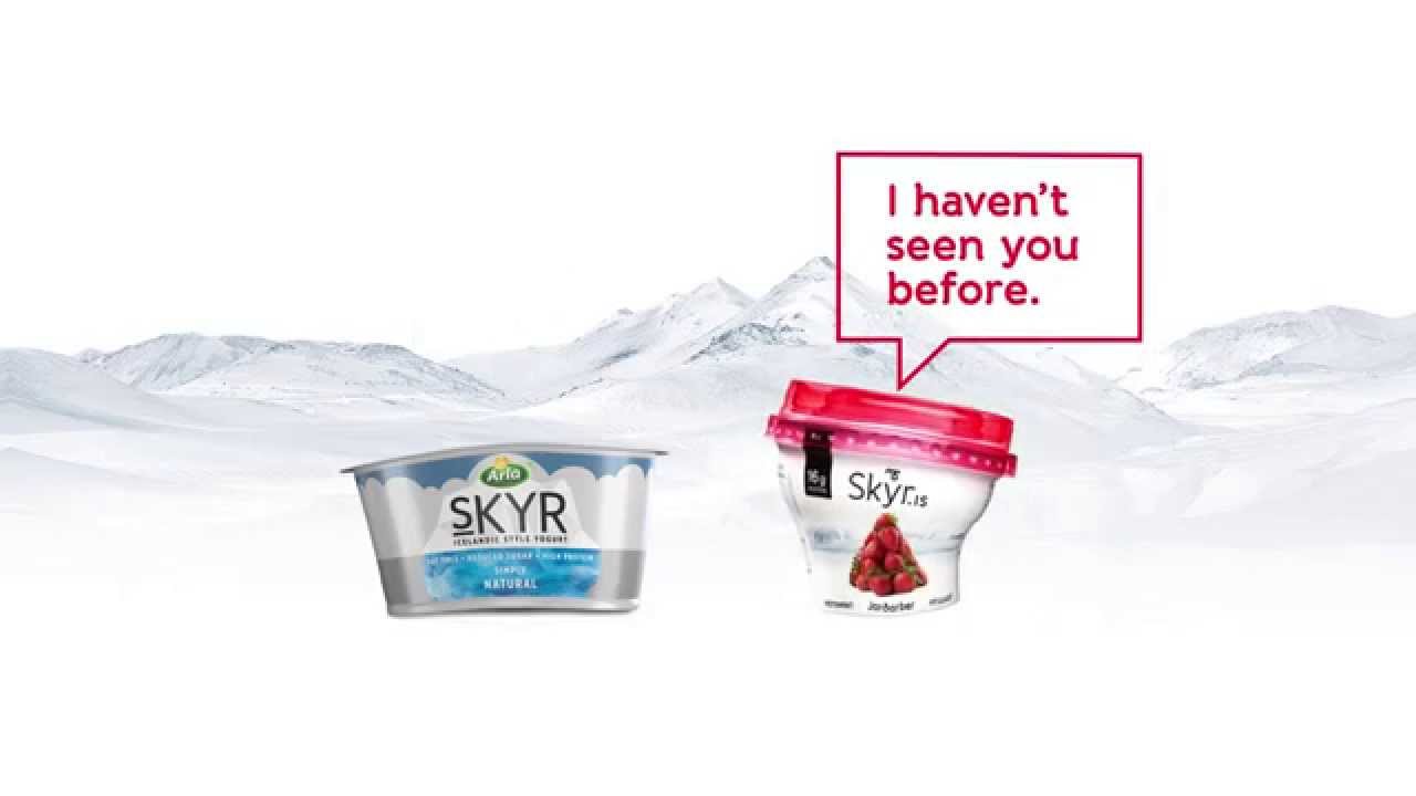 Icelandic Skyr meets Arla Skyr - Icelandic style yogurt - YouTube