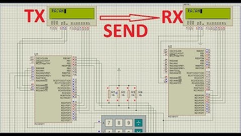 Data Communication using PIC 16F877 microcontroller