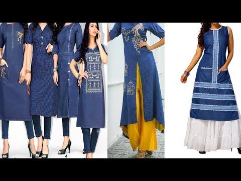 Naira Cut Kurti for Jeans | Kurti with jeans, Kurti, Women jeans