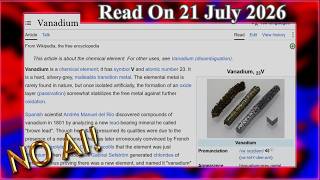 Vanadium (No AI) - 21 July 2026