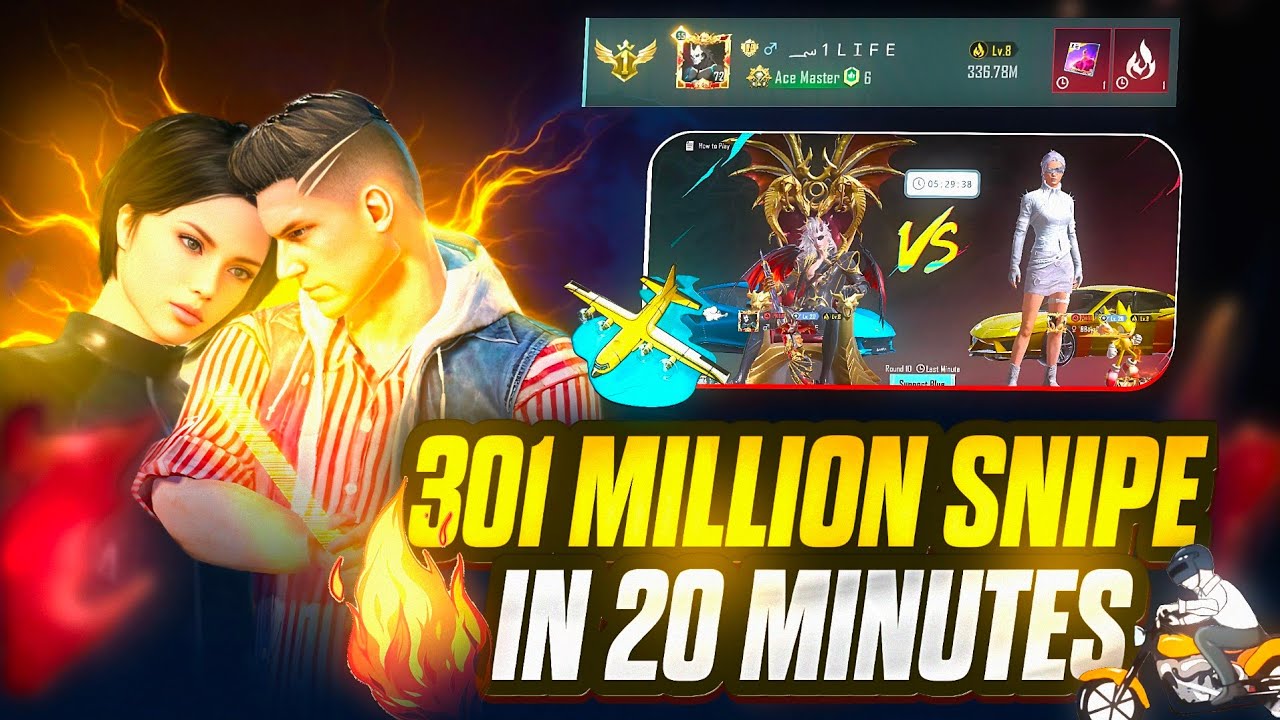 BGMI BIGGEST BATTLE 308 MILLION VS 140 MILLION || 308 MILLION SNIPE IN LAST 20 MINUTE IN BGMI