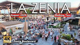 Zenia Boulevard 2026, August 6 - La Zenia, Spain | Costa Blanca - Walking tour [4k 60fps]