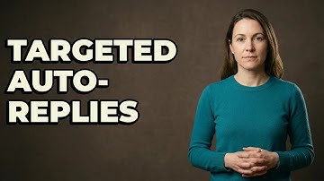 Can I Send Auto-Reply to Specific Contacts?